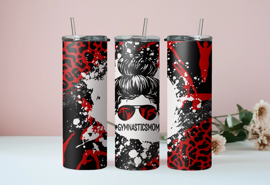 Gymnastic Mom Messibun Tumbler