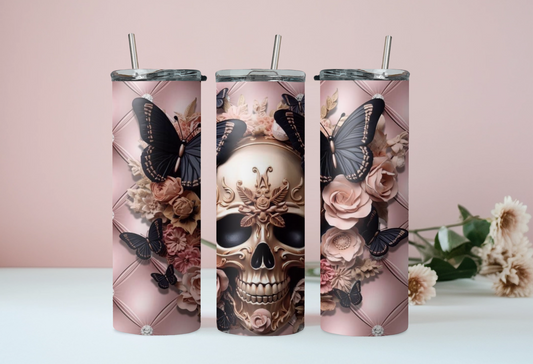 Pink Goth Tumbler