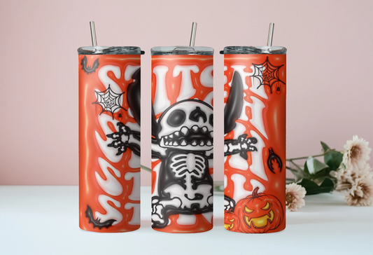 Skelly Stitch Tumbler