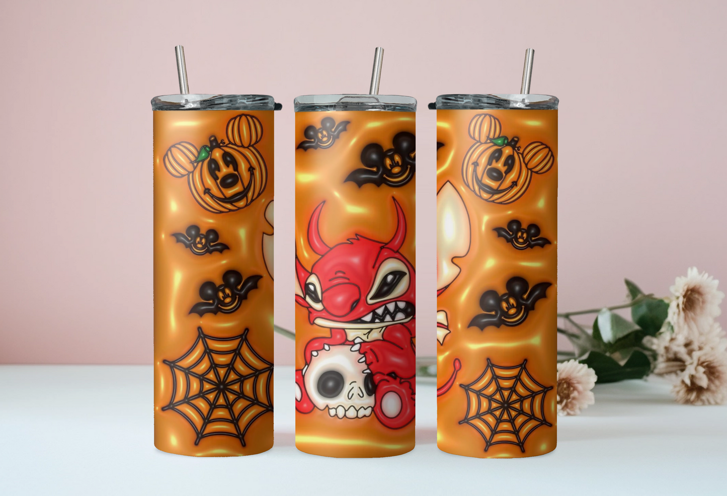 Devil Stitch Halloween Tumbler