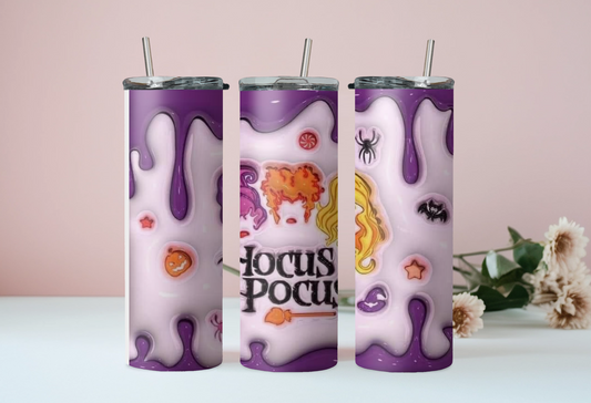 HP Purple Drip Tumbler