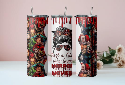 Just A Girl Who Loves Horror Movies Tumbler