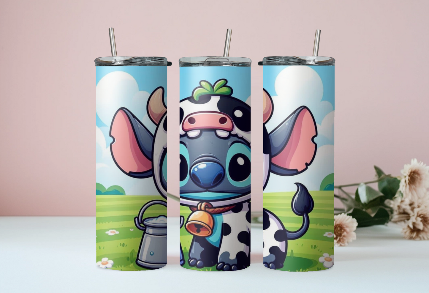 Moo Cow Stitch Tumbler