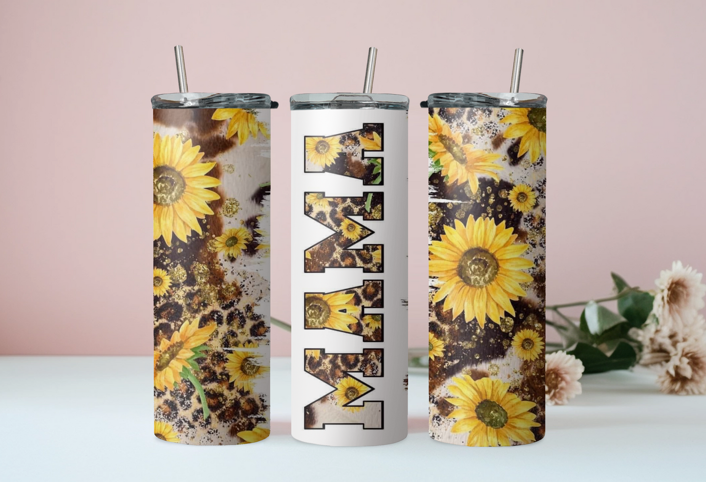 Sunflower Mama Tumbler