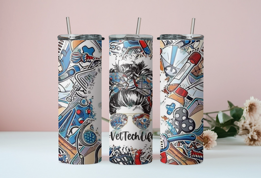 Vet Tech Vibes Tumbler