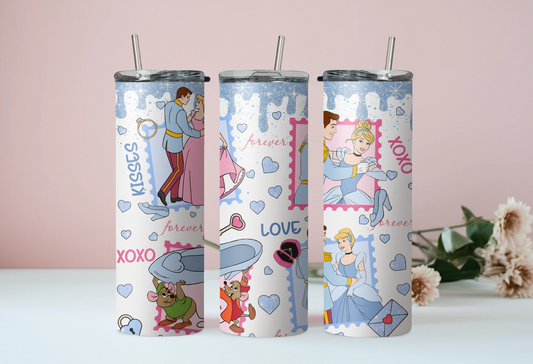 Cinderella Valentine's Tumbler