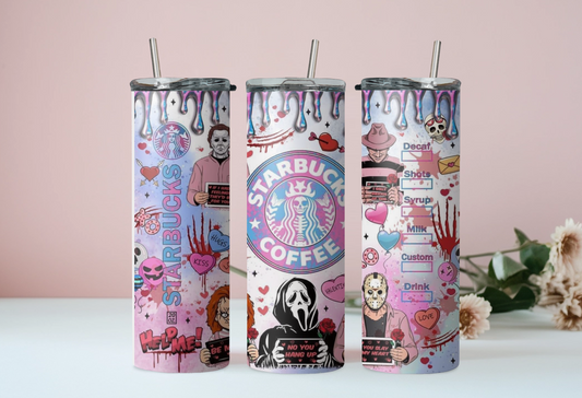 Horror Valentines Coffee Tumbler