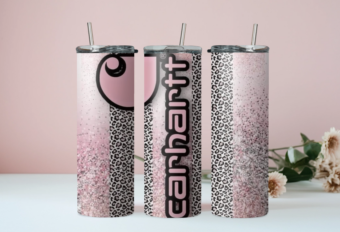 Pink Carhartt Tumbler