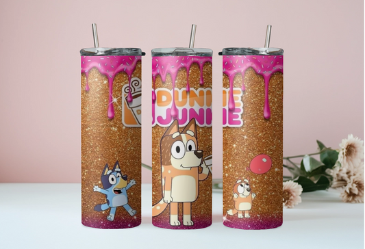 Dunkie Junkie Bluey Tumbler