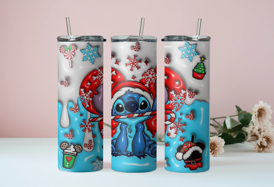 Stitch Santa Tumbler