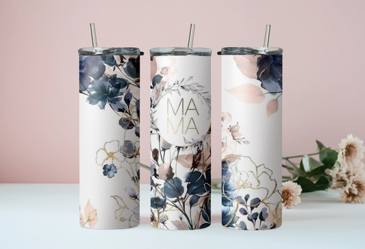 Mama Floral Tumbler