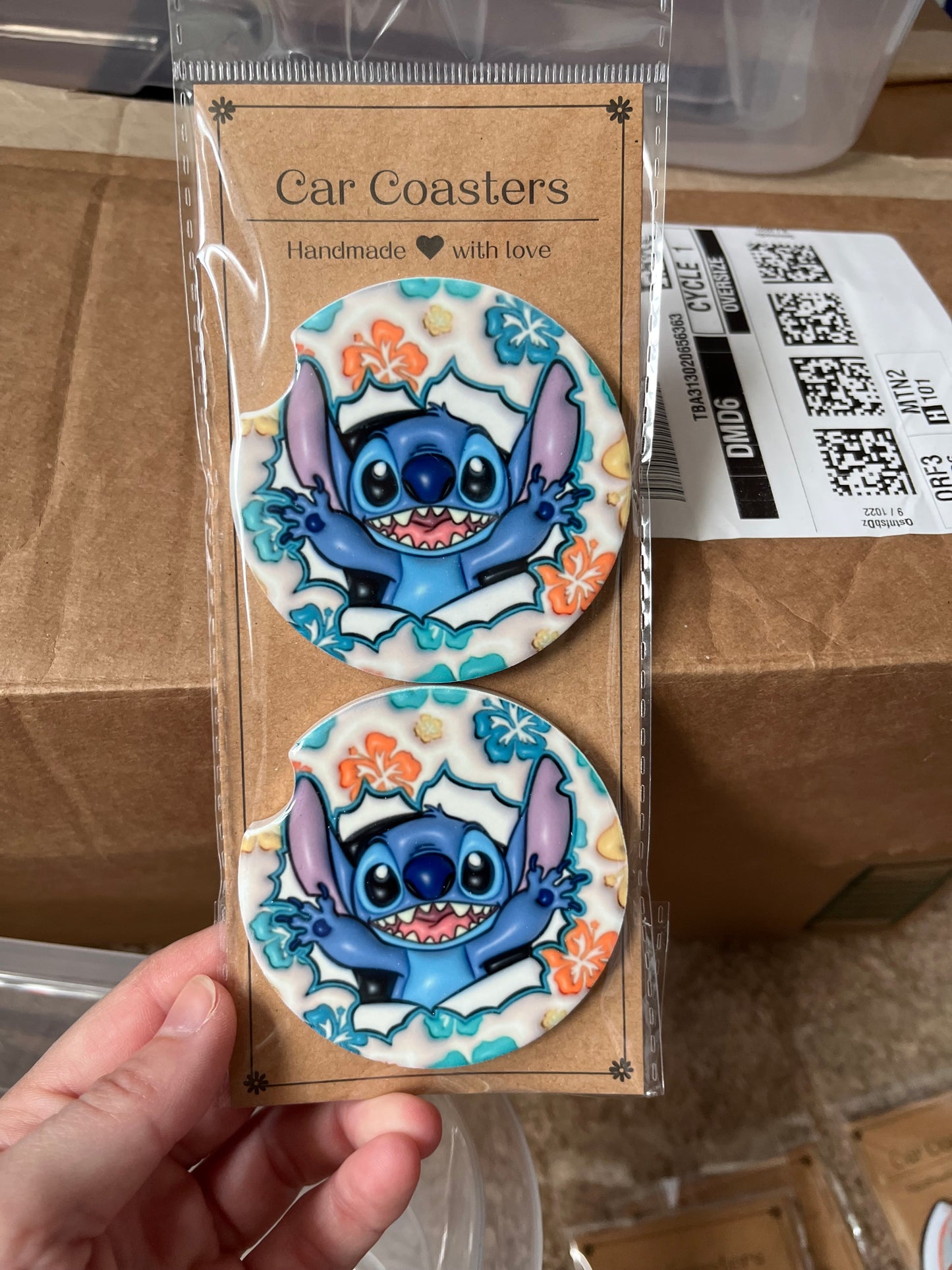 Summer Stitch Coaster