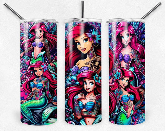 Ariel Tatted Tumbler