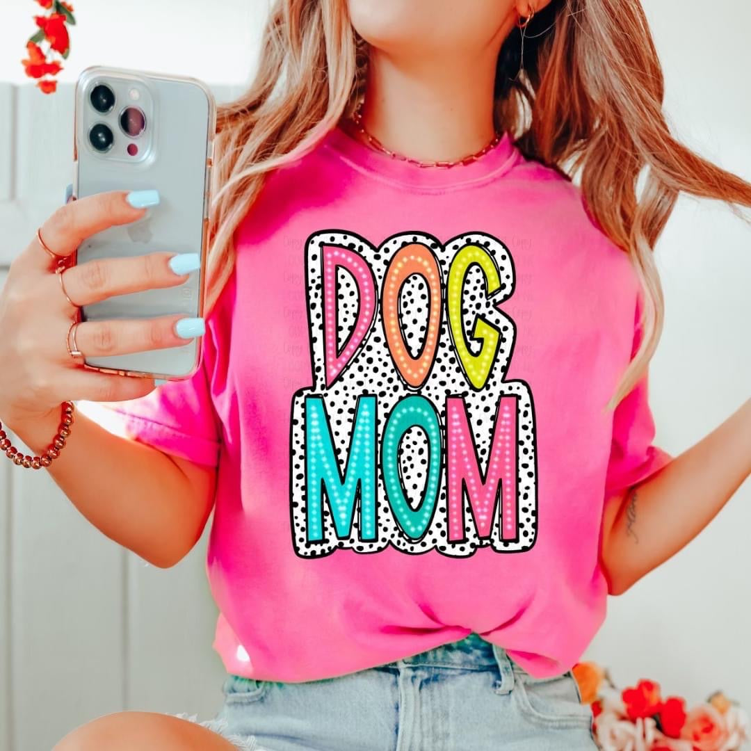 Dog Mom Polka Dots