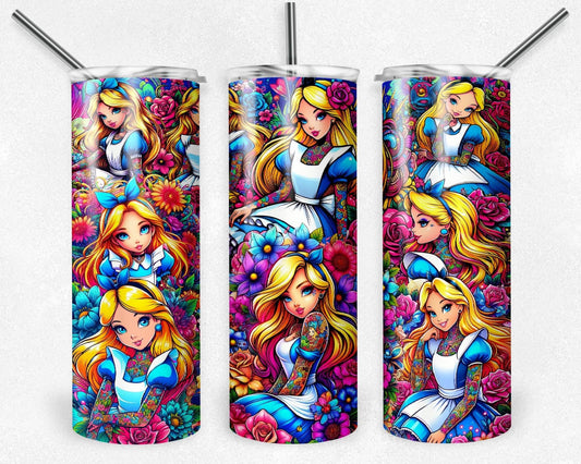 Alice Tatted Tumbler