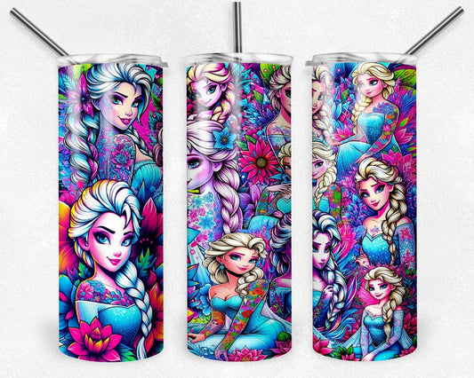 Elsa Tatted Tumbler