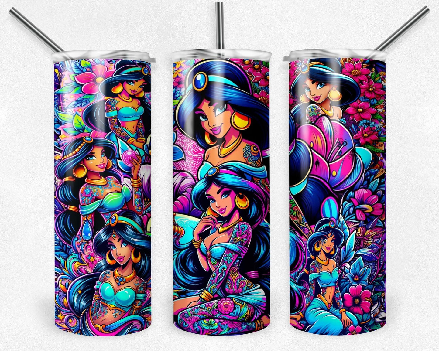 Jasmine Tatted Tumbler