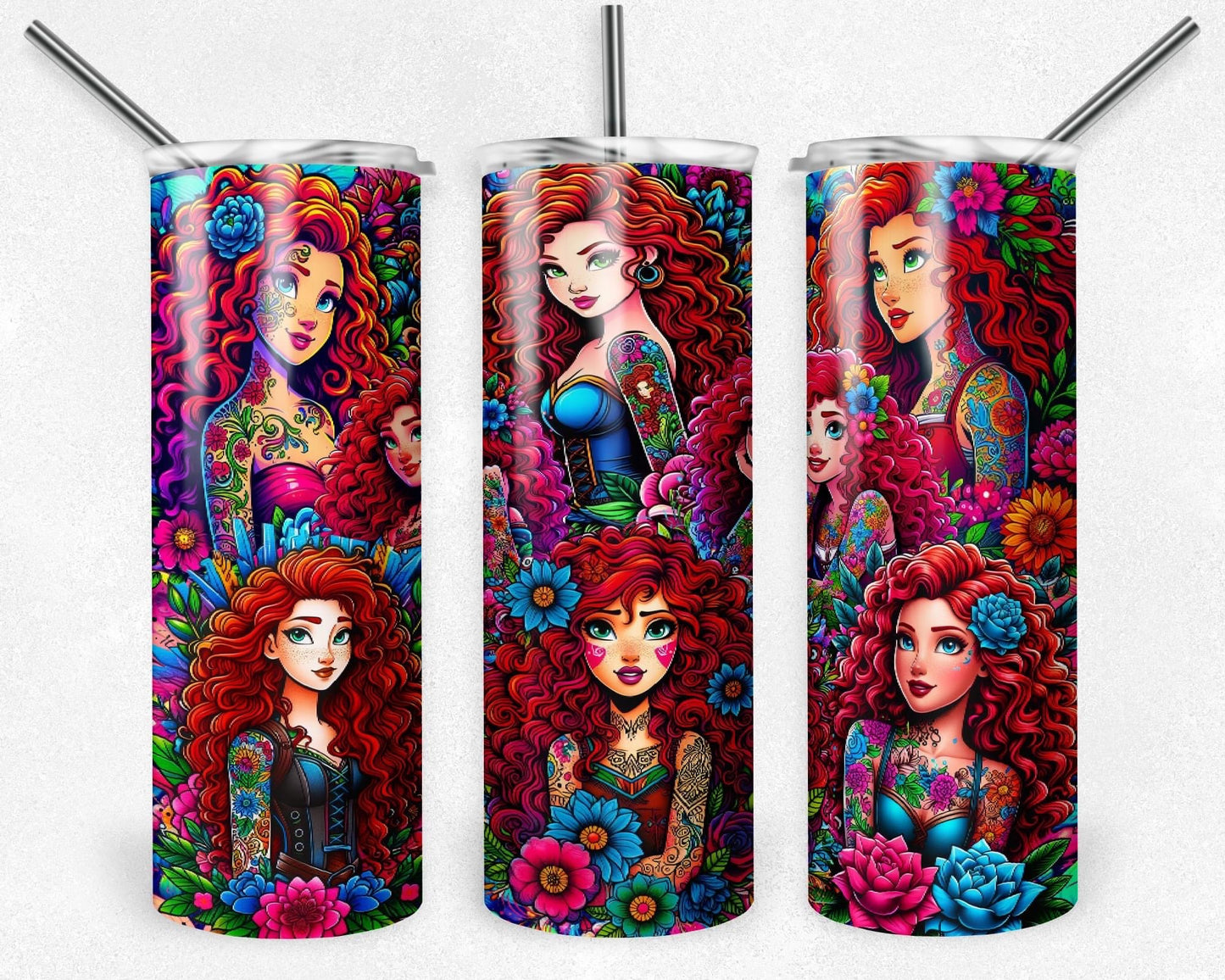 Merida Tatted Tumbler