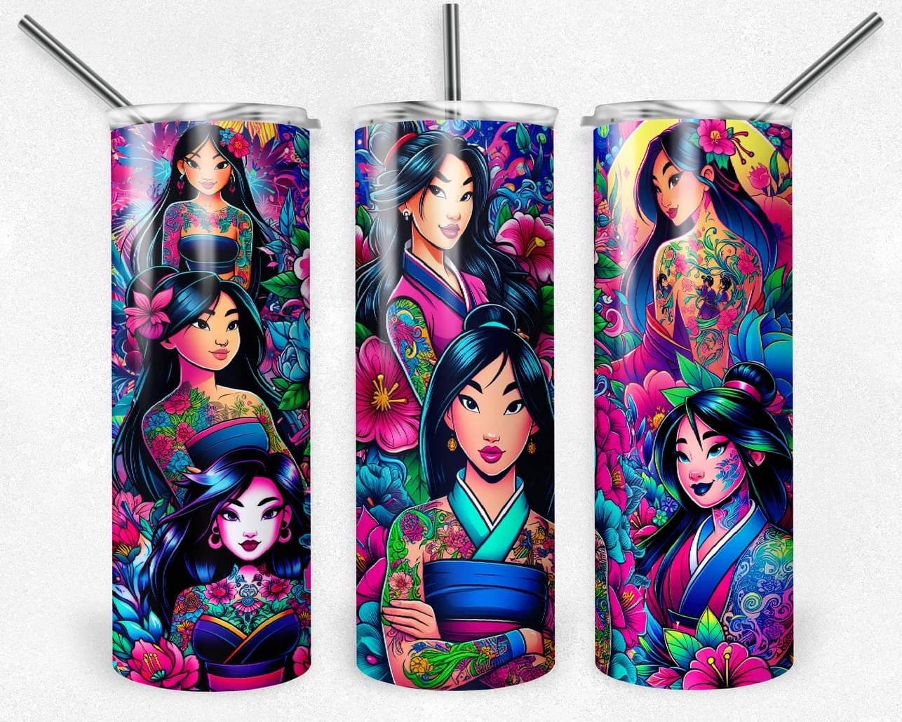 Mulan Tatted Tumbler