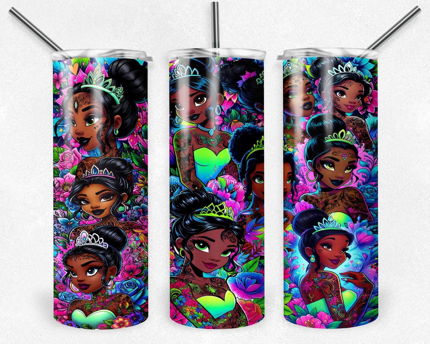 Tiana Tatted Tumbler